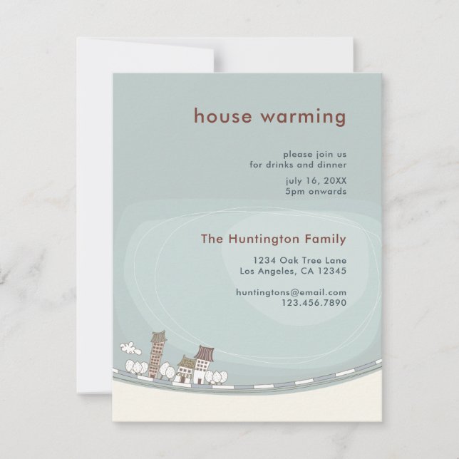 Invitation du Charming House Warming Party (Devant)