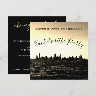 Invitation du Chicago Skyline Party