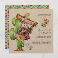 Invitation du Cinco de Mayo Party
