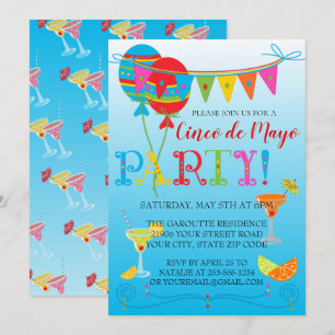 Invitation du Cinco De Mayo Party