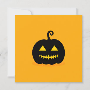 Invitation du citrouille de la fête d'Halloween