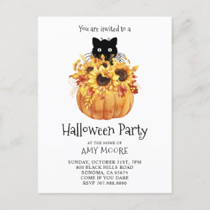 Invitation du citrouille Halloween
