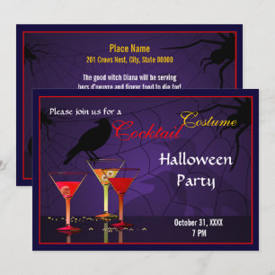 Invitation du Cocktail d'Halloween