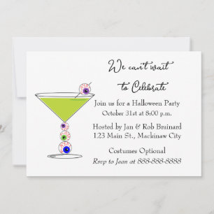 Invitation du Cocktail Halloween