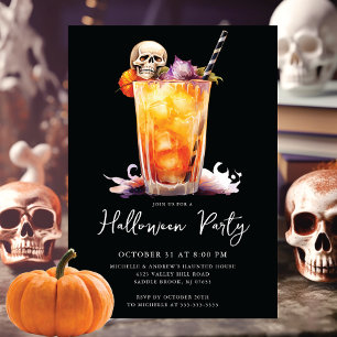 Invitation du Cocktail Halloween