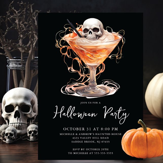 Invitation du Cocktail Halloween (Créateur téléchargé)