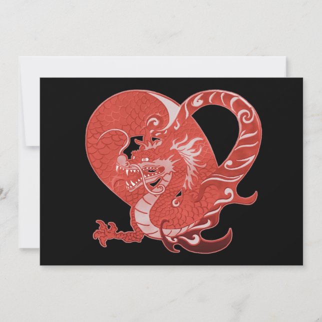 Invitation du coeur du dragon (Devant)