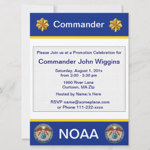 Invitation du commandant de bord de la NOAA
