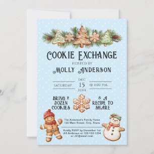 Invitation du Cookie Exchange Party