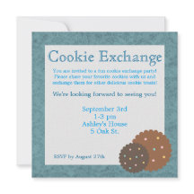 Invitation du Cookie Exchange Party