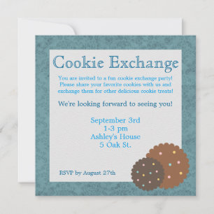 Invitation du Cookie Exchange Party
