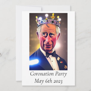 Invitation du Coronation Party