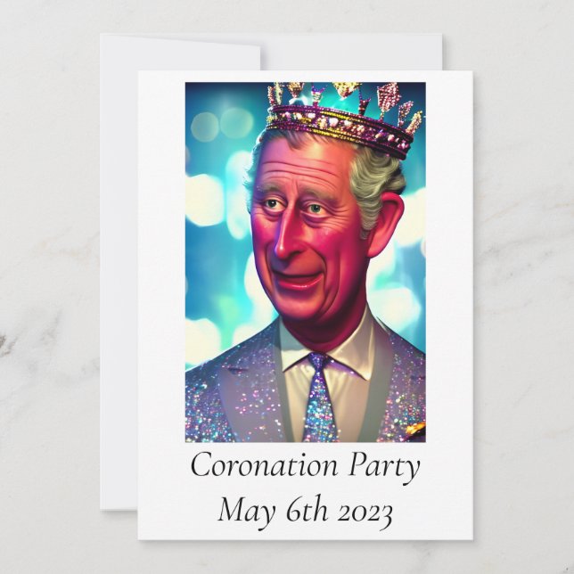 Invitation du Coronation Party (Devant)