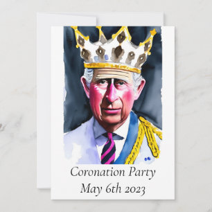Invitation du Coronation Party