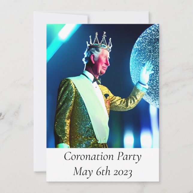 Invitation du Coronation Party (Devant)
