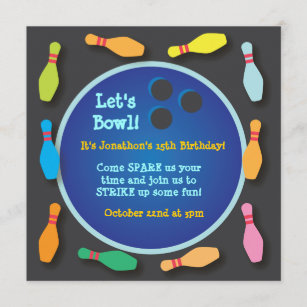 Invitations Faire Part Bowling Zazzle Fr