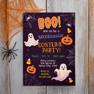Invitation du Costume d'Halloween