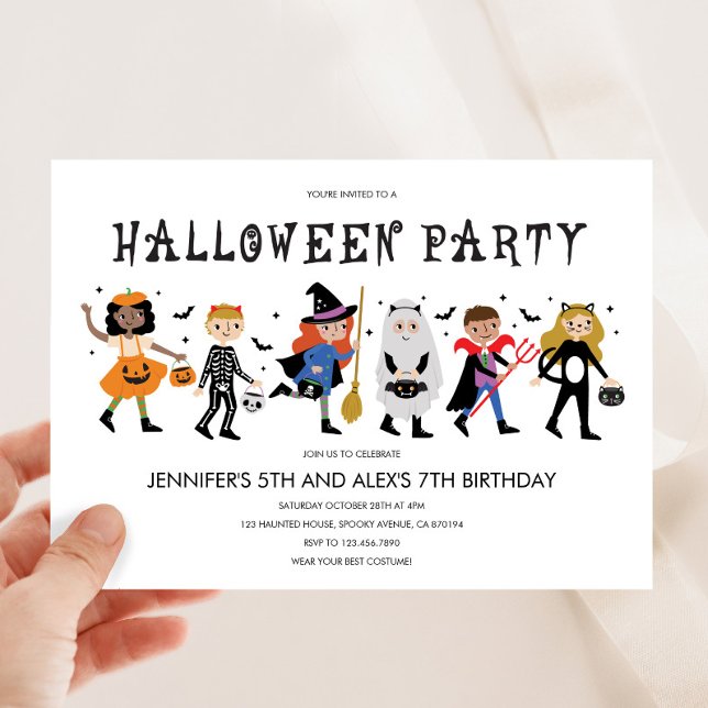 Invitation du Costume d'Halloween (Créateur téléchargé)