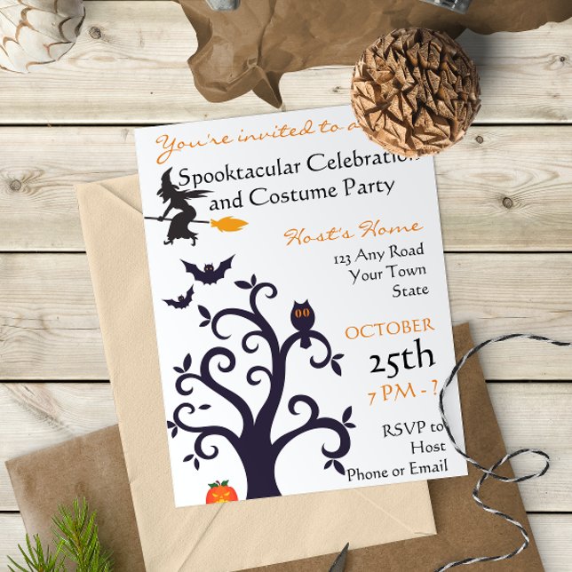 Invitation du Costume d'Halloween (Créateur téléchargé)