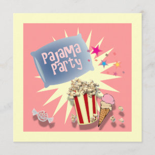 Invitation du coussin Stwood Sleepover Pajama Part