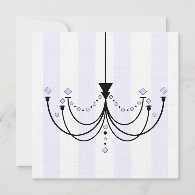 Invitation du Crystal Chandelier Party (Devant)