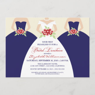 Invitation du déjeuner de la mariée et de la marié