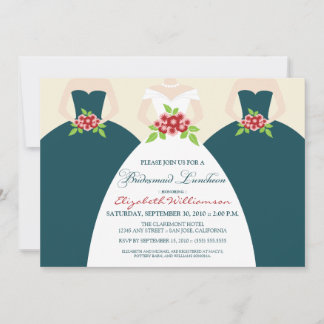 Invitation du déjeuner de la mariée et de la marié