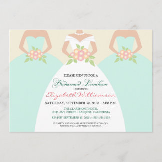 Invitation du déjeuner de la mariée et de la marié