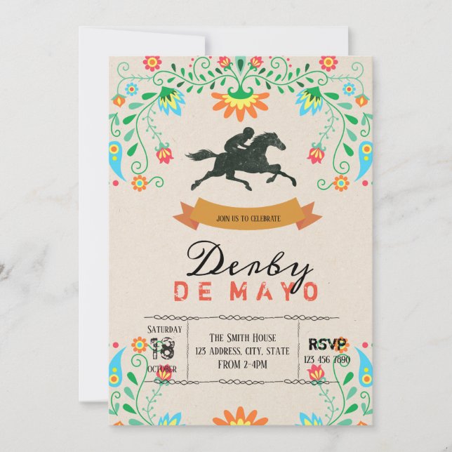 Invitation du Derby de Mayo (Devant)