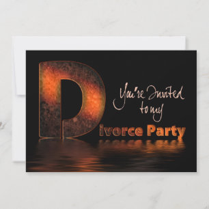 Invitation Du Divorce Party (Le Grand Mot D)