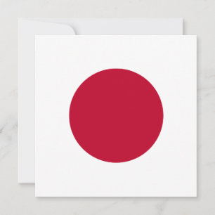 Invitation du drapeau japonais