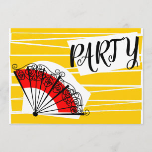 Invitation du Fan partie espagnol horizontale