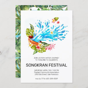 Invitation du Festival de Songkran en Thaïlande