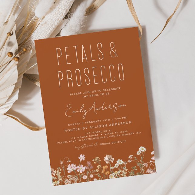 Invitation du Fleur sauvage du budget Petals & Pro (Créateur téléchargé)