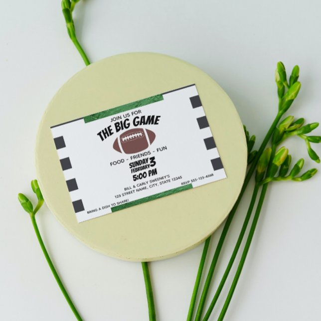 Invitation du Football Party (Créateur téléchargé)