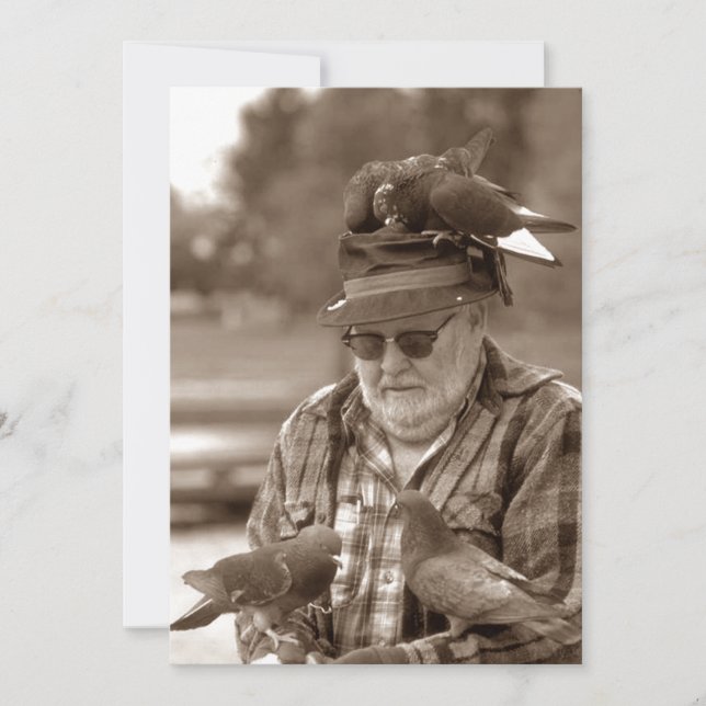 Invitation du Fun Pigeons Roost Man Retirement Par (Devant)