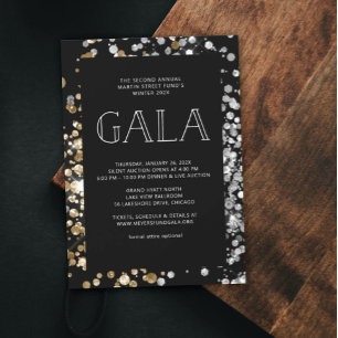 Invitation du gala de célébration