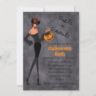 Invitation du Gals and Ghouls Halloween Party