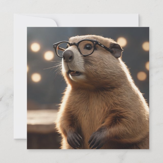 invitation du geek de marmotte (Devant)