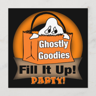 Invitation du Ghost Halloween Party
