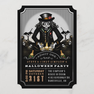 Invitation du Ghoulish Fun Halloween Party