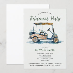Invitation du Golfing Retirement Party