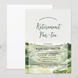 Invitation du Golfing Retirement Party