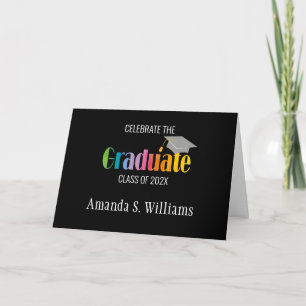 Invitation du Grad Casquette Graduation Party