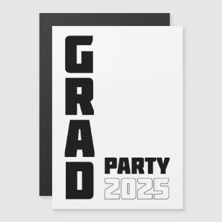 Invitation du Graduate Party 2025 moderne!