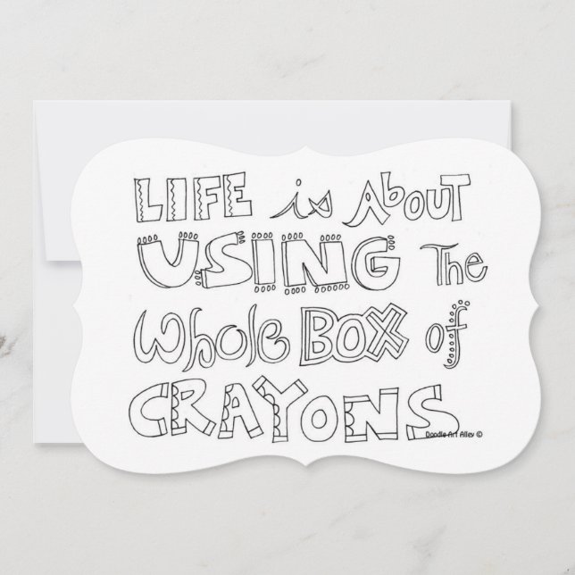 Invitation du groupe de coloriage pour adultes (Devant)