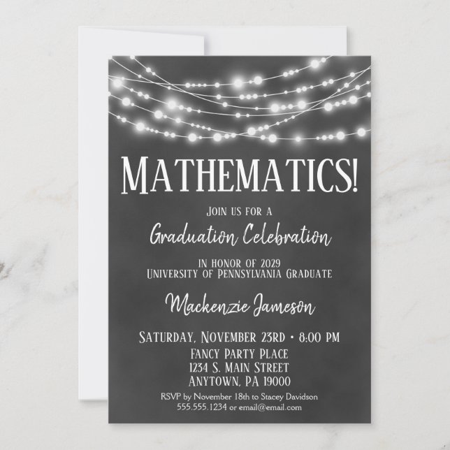 Invitation du groupe de graduation en mathématique (Devant)