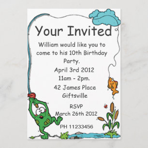 Invitation du groupe de pêche de la grenouille