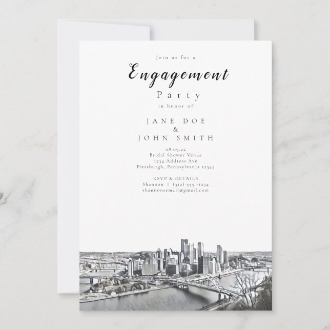 Invitation du groupe d'engagement de Pittsburgh (Devant)