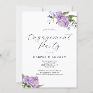 Invitation du groupe d'engagement floral pourpre